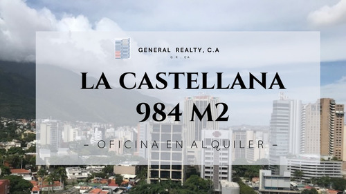 Oficina En Alquiler La Castellana 984 M2