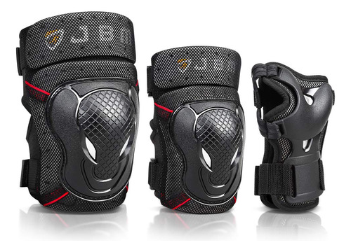 Rodilleras Y Rodilleras De Bicicleta Jbm Bmx Con Protectores