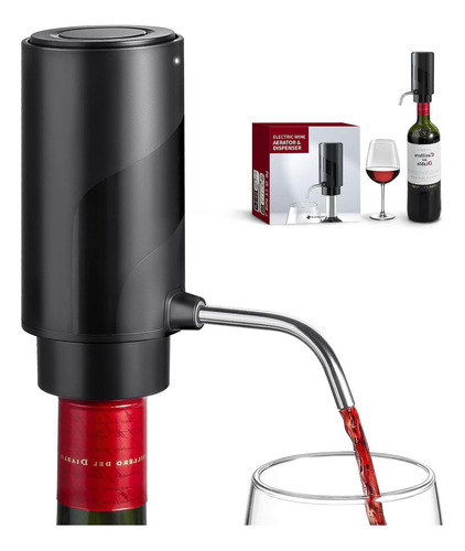 Dispensador De Vino Eléctrico Kordory Con Aerador Y Carga