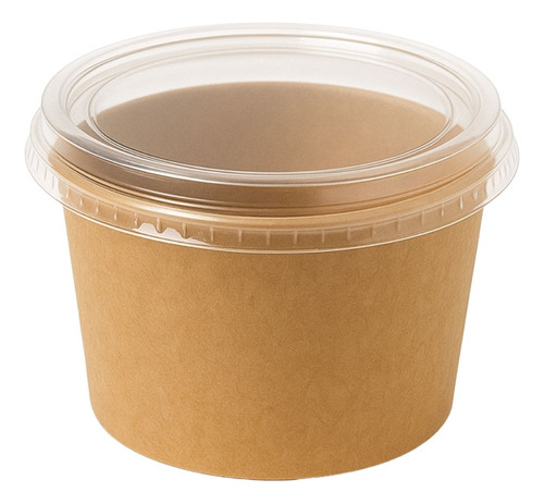 Set 100 Envases Kraft 3oz Salsa 88ml Desechable Salsero