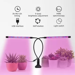 Lampara Led Espectro Crecimiento De Plantas Hidroponía