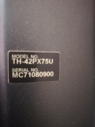 Imagen 6 de 6 de Televisor Panasonic Viera Original 42 PuLG. Negociable