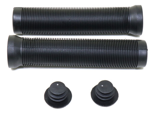 Puños Bicicleta Grip Antideslizante Bmx Freestyle Mtb 145mm Color Negro