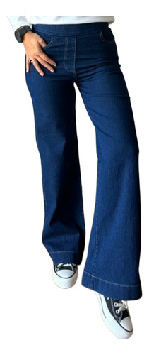 Jean Calza Oxford Jeggings Tiro Alto Elastizado Cinturaancha