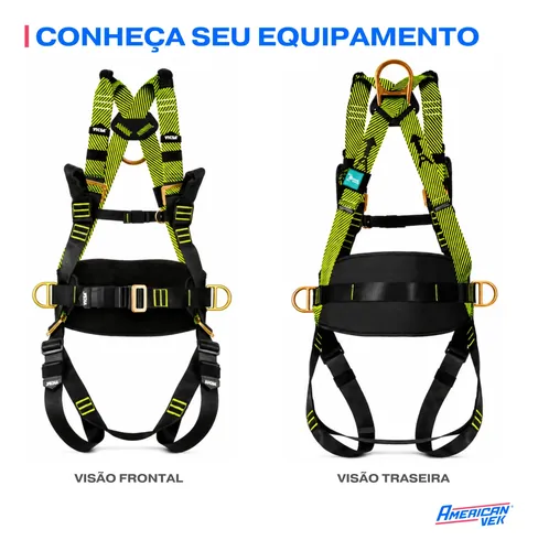 Cinto Pqd 4 Pont Vic20529 Com Talabarte Y Abs Vic23605 120kg