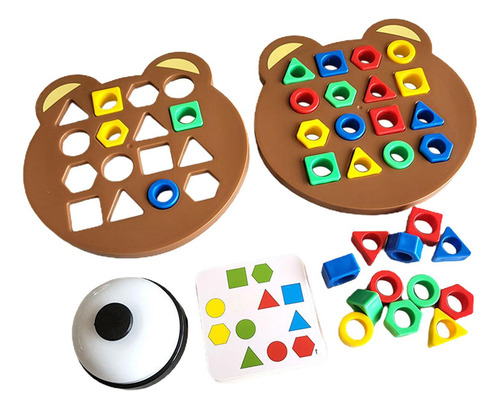 Rompecabezas De Combinación De Bloques De Juego Con Campana