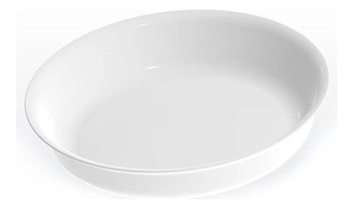 Marinex Opaline 685917 fuente asadera redonda 28cm de diametro color blanco