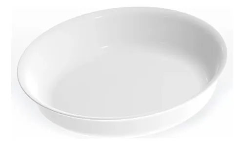 Marinex Opaline 685917 fuente asadera redonda 28cm de diametro color blanco