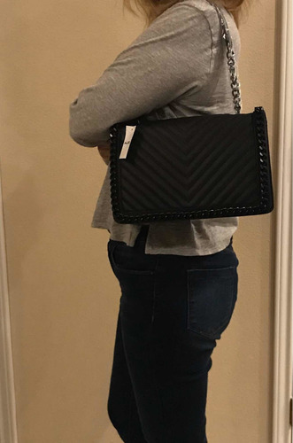 Imagen 5 de 5 de Bolsa Aldo Con Cadena 100% Original Negra