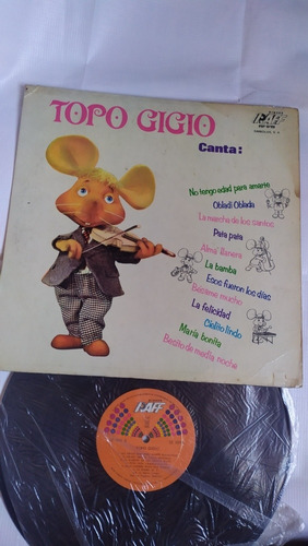 Topo Gigio Canta No Tengo Edad Para Amarte Disco De Vinil Or