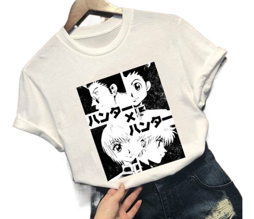 Playera De Manga Corta Para Mujer De Dibujos Animados Anime