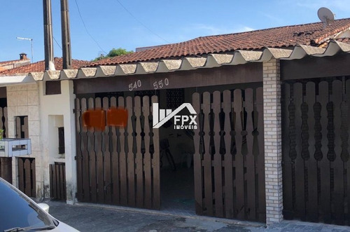 Imagem 1 de 12 de Ótima Casa No Litoral Lado Praia Com 02 Dormitórios - Ca451