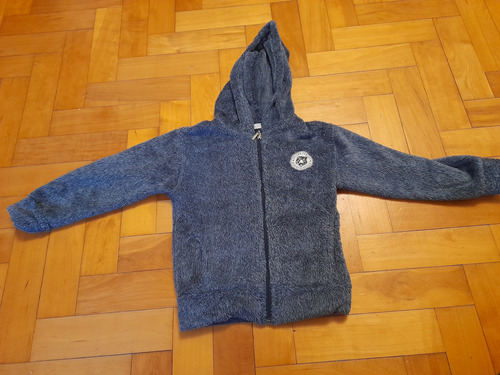 Campera De Pelo De Oso Meak Weak Talle 4 Azul