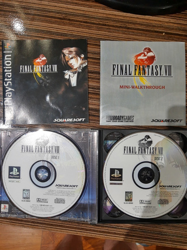 Final Fantasy Viii Black Label Psone Completo