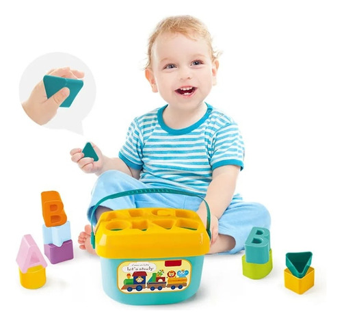 Cubos Primeros Bloques Para Bebés Juego Didáctico Juguete 01