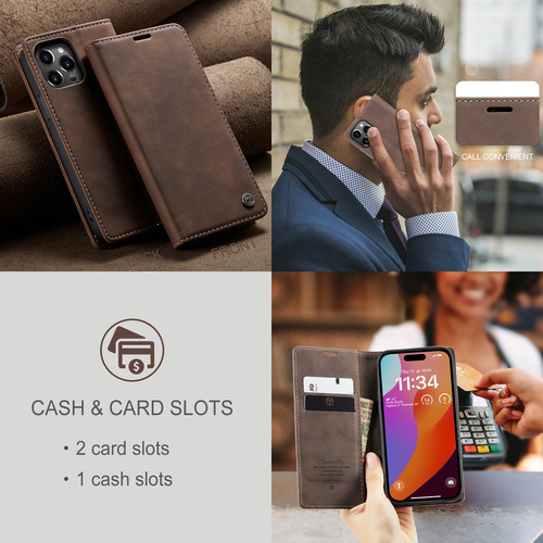 Funda De Cuero Tipo Billetera Con Ranura For Tarjetas For Samsung A06
