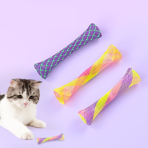 Manguera Elástica Telescópica For Gatos Con Resorte