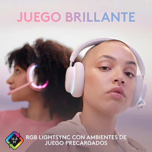 Audífono Logitech G735 Wireless Lightspeed Rgb Color Blanco
