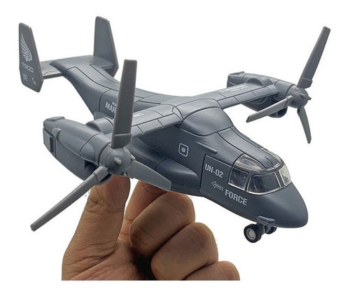 Modelo De Juguete De Avión De Transporte Alloy Osprey Con Ec