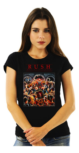Polera Mujer Rush Moving Pictures 40th Anniversary Rock Impr