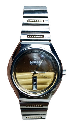 Reloj Vintage Automático Pulsera Sandoz Años 70