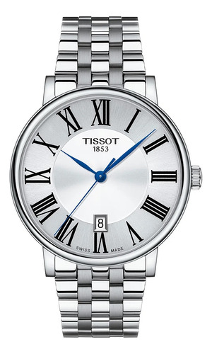Reloj Tissot Tclassic T1224101103300 Carson Premium Plateado