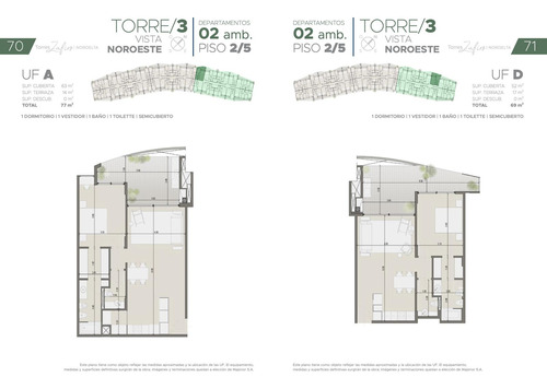 Venta En Pozo: Departamento 2  Ambientes En Torres Zafiro, Nordelta