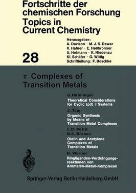 Libro Complexes Of Transition Metals - Kendall N. Houk