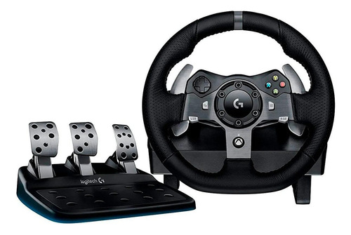 Joystick Logitech G920 Negro Xbox One Pc Inmer Ped Ajust