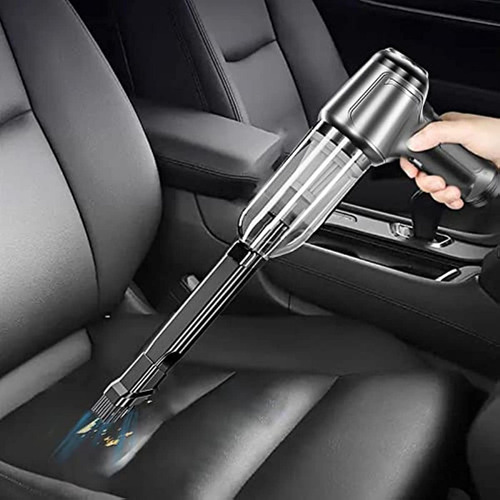 Mini Aspiradora De Coche Potente Máquina De Limpieza Inalám
