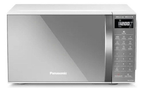 Microondas Panasonic 21L NN-st27 blanco y acero inoxidable 127v