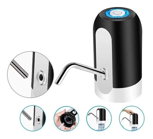 Dispensador De Agua Bomba De Botella Automatica Recargable