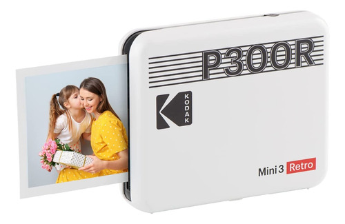 Mini Impresora Kodak Mini 3 Retro Portable+ 8piezas De Papel