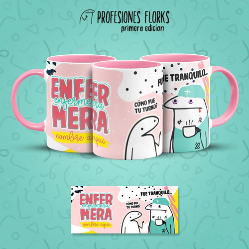 Taza De Cerámica Profesión Enfermera/o En Caja De Regalo