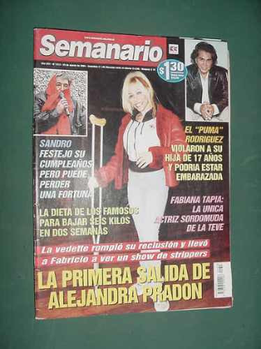 Revista Semanario 1313 Sandro Shakira Alejandra Pradon
