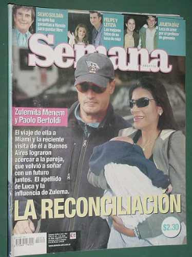 Revista Semana 974 Pappo Zulma Faiad Madonna Mapuches Diaz