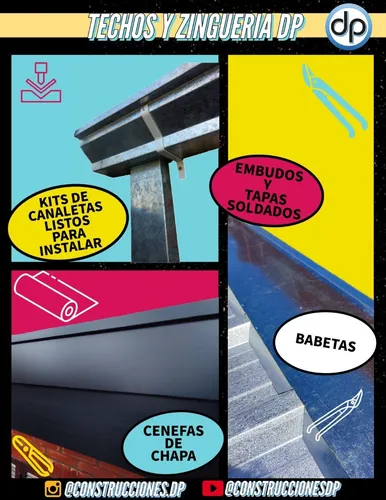 Techistas Zingueros Tejas Galpón Tinglados Zingueria