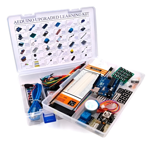 Kit Estudio Electronica Avanzado Compatible Arduino -uno R3