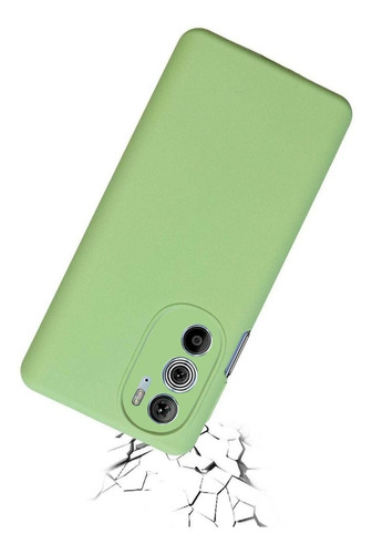 Funda Silicona Protege Cámara Felpa Para Moto Edge 30 Neo