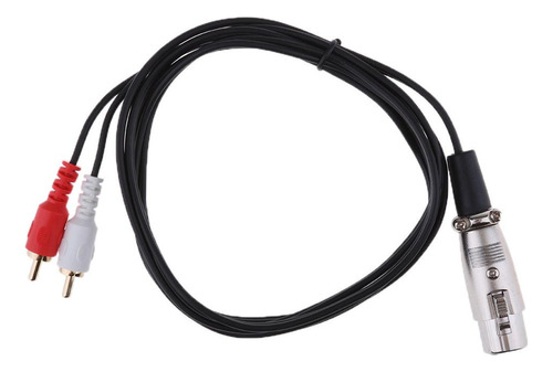 Cable De Sonido 3pin Xlr A Rca Y Splitter Cable
