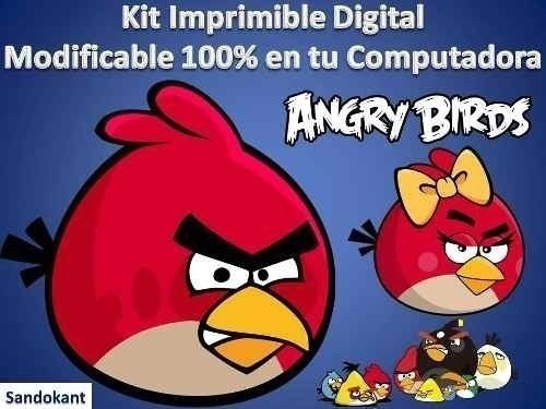 Kit Imprimible   Fiesta De Angry Birds