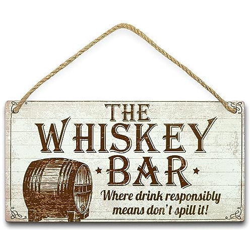 Decoración De Pared Del Bar De Whiskey, Decoración De...