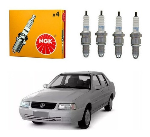 Velas Ignição Ngk Volkswagen Santana 2.0 Mi 2003