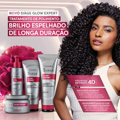 Kit Siàge Glow Expert Shampoo + Condicionador + Máscara