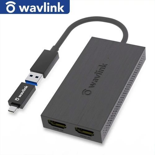 Wavlink Adaptador Displaylink Hdmi 1x2 4k 2k Para Macbook M1 E M2