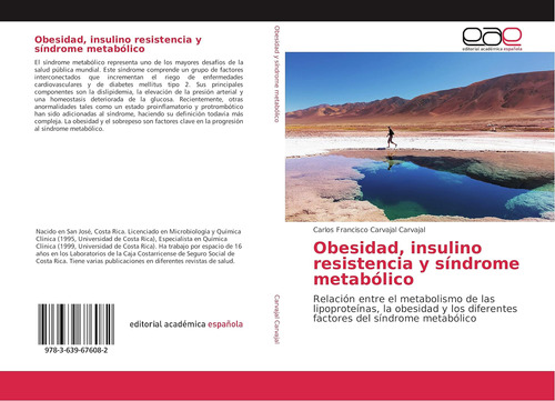 Libro: Obesidad, Insulino Resistencia Y Síndrome Metabólico: