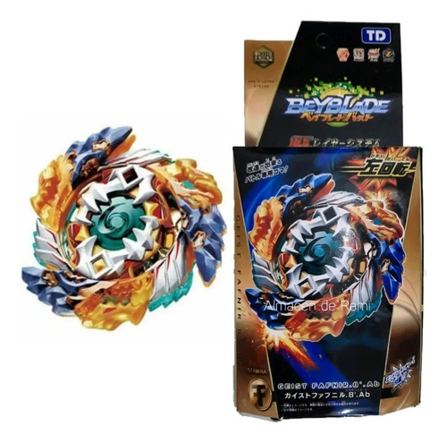 Beyblade Burst Trompo B-122 Geist Fafnir. Al Inter Color Naranja