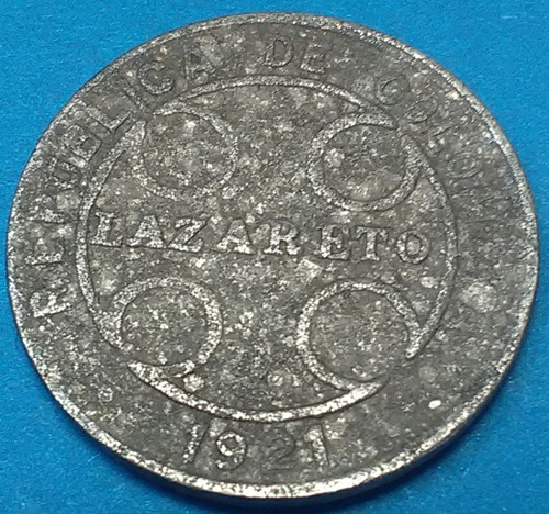 Colombia Lazareto 1 Centavo 1921