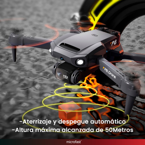 Imagen 7 de 10 de Mini Drone Foldable Control Remoto Wifi 2.4gz Giro 360º