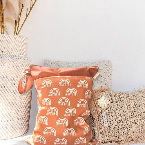 Bolsa Colgante Con Cremallera De Doble Capa Para Guardar Pañ